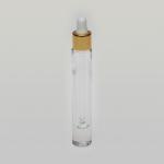 1/4 oz (7.5ml) Deluxe Round Glass Bottle (Heavy Base Bottom) with Serum Droppers