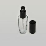 1 oz (30ml) Deluxe Tower-Shaped Clear Glass Bottle (Heavy Base Bottom) with Treatment Pumps