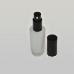 1 oz (30ml) Deluxe Tower-Shaped Frosted Glass Bottle (Heavy Base Bottom) with Treatment Pumps