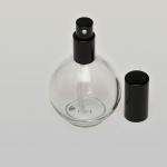 4 oz (120ml)  Sphere Clear Glass Bottle  with Treatment Pumps