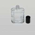 2 oz (60ml) Splash-on Door-Square Clear Glass Bottle with Orifice/Color Caps