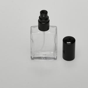 1/2 oz (15ml) Square Flat Clear Glass Fine Mist Spray Pumps