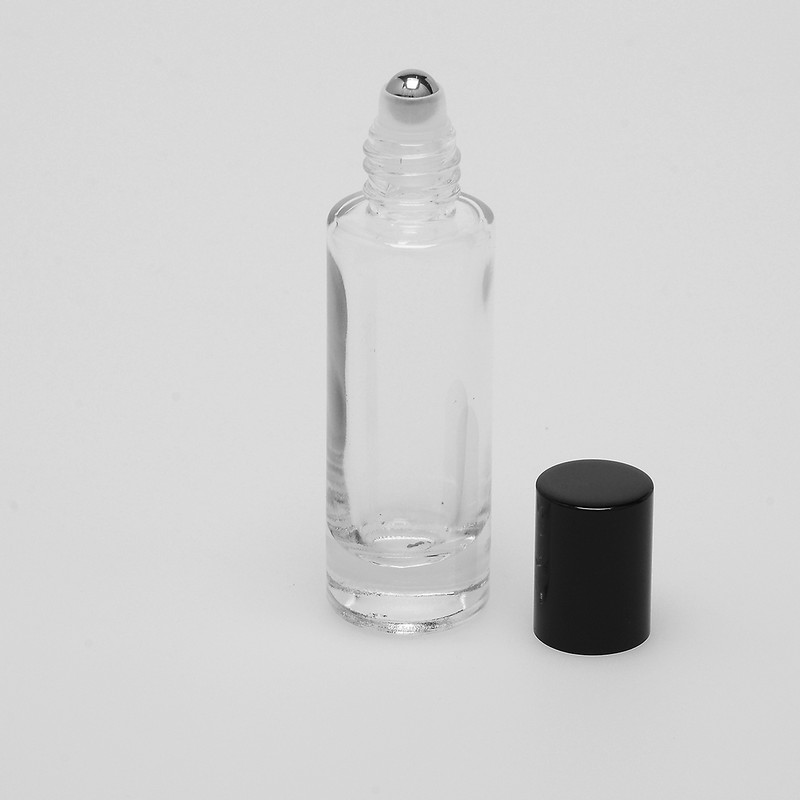 Transparent 1 Litre Glass Oil Bottle, Round