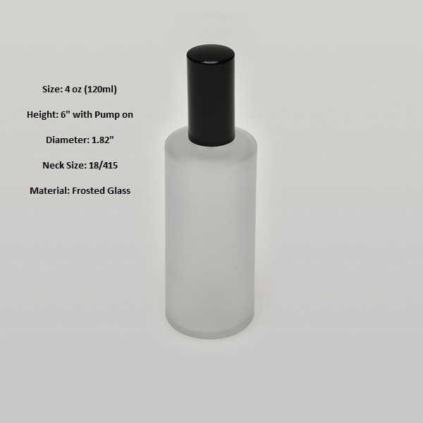 4 oz frosted cheap glass spray bottle