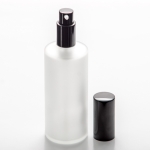 4 oz (120ml) Frosted Cylinder Glass Bottle with Treatment Pumps