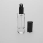 1 oz (30ml) Slim Clear Glass Cylinder Bottle (Heavy Base Bottom) with Treatment Pumps