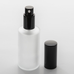 2 oz (60ml) Frosted Cylinder Glass Bottle with Treatment Pumps