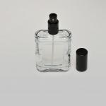 3.4 oz (100ml) Door-Shaped Square Glass Bottle with Fine Mist Spray Pumps