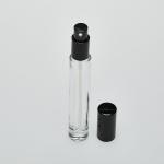 1 oz (30ml) Super Tall Deluxe Cylinder Clear Glass Bottle (Heavy Base Bottom) with Treatment Pumps