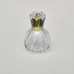 2 oz (60ml) Deluxe Pineapple-shaped Glass Bottle with Gold Spray Pump/Crown Overcap