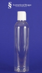 Bullet type 8 oz Clear Plastic with Flip-top Cap