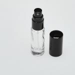 1/6 oz (5ml) Tall Cylinder Clear Glass Bottle with Fine Mist Spray Pumps