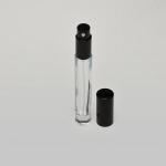 1/3 oz (10ml) Deluxe Round Clear Glass Bottle (Heavy Base Bottom) with Tall Fine Mist Short Spray Pumps