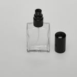 1/2 oz (15ml) Square Flat Clear Glass Fine Mist Spray Pumps