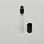 1/3 oz (10ml) Slim Clear Glass Bottle with Fine Mist Spray Pumps