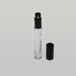 1/4 oz (7.5ml) Deluxe Round Glass Bottle (Heavy Base Bottom) with Fine Mist Spray Pumps