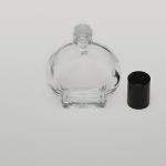 1.7 oz (50ml) Splash-on Watch-Shaped Clear Glass Bottle with Orifice/Color Caps