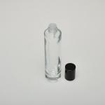 1.7 oz (50ml) Splash-on Slim Clear Glass Cylinder Bottle (Heavy Base Bottom) with Orifice/Color Caps