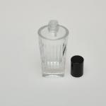 1.7 oz (50ml) Splash-on Line-Shaped Clear Glass Bottle (Heavy Base Bottom) with Orifice/Color Caps